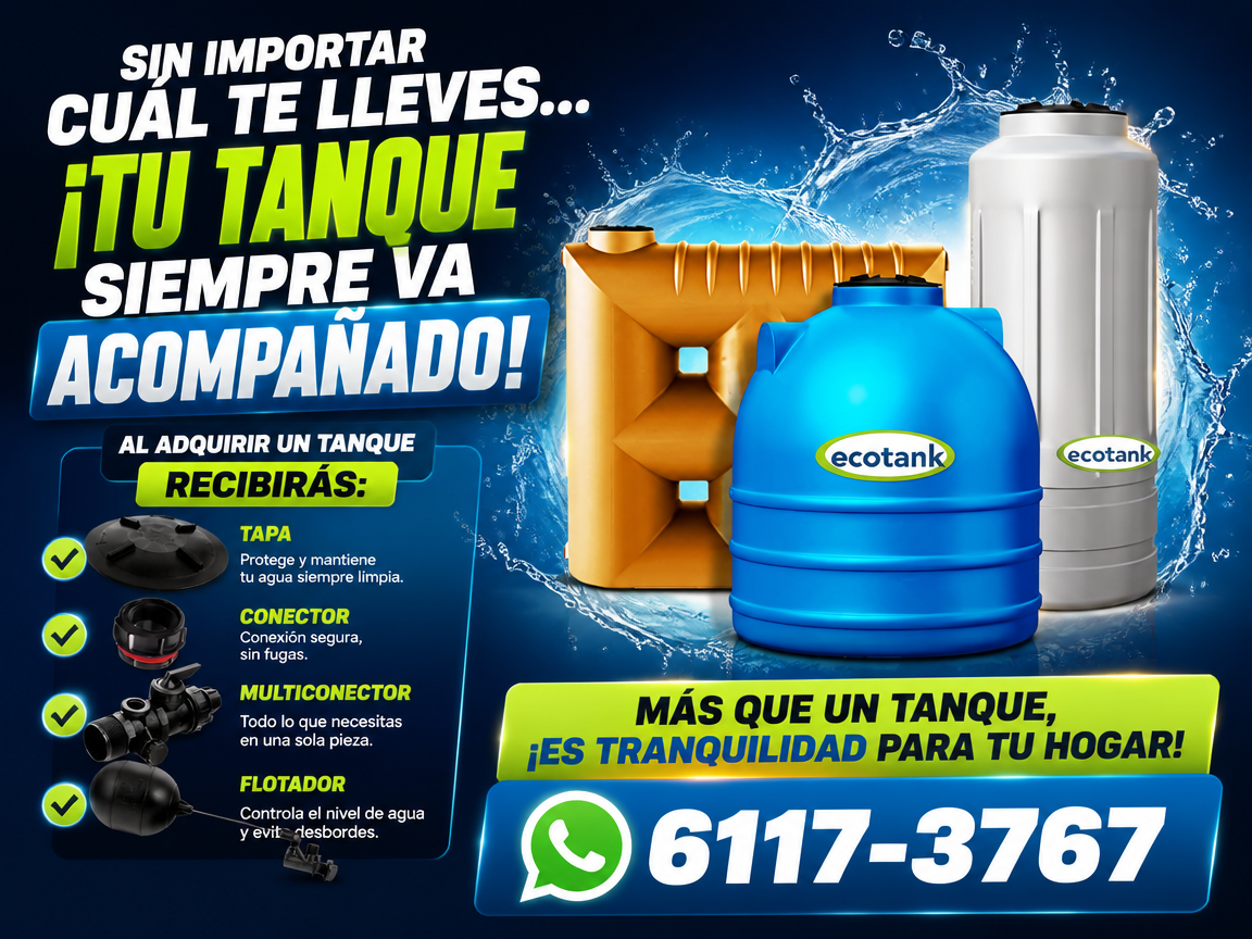 Accesorios con cada tanque