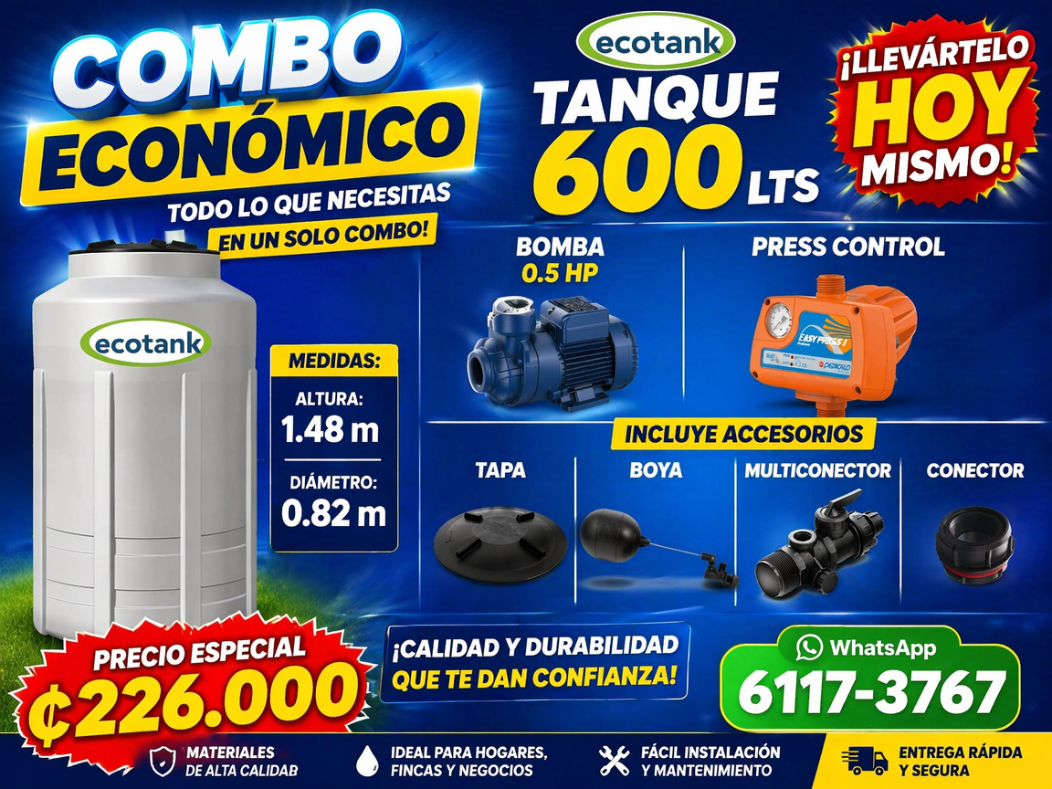 Ecotank 600L completo