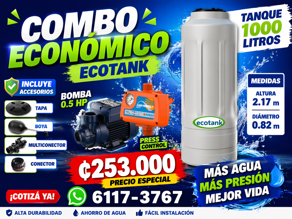Combo Ecotank 1000L